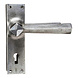 Good in Style Gietijzeren deurkruk op schild - kastslot - Pewter Good in Style Gietijzeren deurkruk op schild - kastslot - Pewter