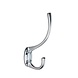 Carlisle Brass Hoed- en jashaak "Victoria" | satijn chrome Carlisle Brass Hoed- en jashaak "Victoria" | satijn chrome