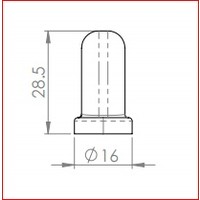 Gietijzeren handgreep 134mm - zwart
