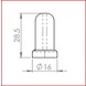 Ludlow Foundries Gietijzeren handgreep 134mm - zwart Ludlow Foundries Gietijzeren handgreep 134mm - zwart