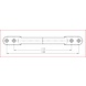 Ludlow Foundries Gietijzeren handgreep 155mm - zwart Ludlow Foundries Gietijzeren handgreep 155mm - zwart