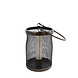 Gifts Amsterdam Windlicht met kaarsenhouder | zwart | metaal | 9x9x13 cm Gifts Amsterdam Windlicht met kaarsenhouder | zwart | metaal | 9x9x13 cm