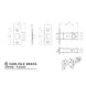Carlisle Brass Deurbeslag set "Sines" | complete set | satijn nikkel Carlisle Brass Deurbeslag set "Sines" | complete set | satijn nikkel