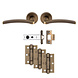 Carlisle Brass Deurbeslag set "Tavira" | complete set | antiek messing Carlisle Brass Deurbeslag set "Tavira" | complete set | antiek messing