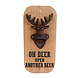 Gifts Amsterdam Flesopener "Oh deer open another beer" hout 12,5x26,5x1cm Gifts Amsterdam Flesopener "Oh deer open another beer" hout 12,5x26,5x1cm