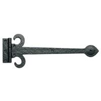 Gietijzeren scharnier zwaard, zwart - 343mm
