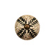 Good in Style Porseleinen knop 40mm grijs met zwarte blaadjes Good in Style Porseleinen knop 40mm grijs met zwarte blaadjes