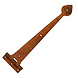 Good in Style Gietijzeren scharnier 408x57mm roest Good in Style Gietijzeren scharnier 408x57mm roest