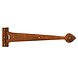 Good in Style Gietijzeren scharnier 408x57mm roest Good in Style Gietijzeren scharnier 408x57mm roest