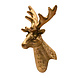 Gifts Amsterdam Sculptuur "Deer" S goud polystone 4x3x7cm Gifts Amsterdam Sculptuur "Deer" S goud polystone 4x3x7cm