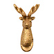 Gifts Amsterdam Sculptuur "Deer" S goud polystone 4x3x7cm Gifts Amsterdam Sculptuur "Deer" S goud polystone 4x3x7cm