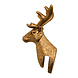 Gifts Amsterdam Sculptuur "Deer" S goud polystone 4x3x7cm Gifts Amsterdam Sculptuur "Deer" S goud polystone 4x3x7cm