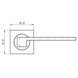 Serozzetta Equi deurkrukken - antiek messing Serozzetta Equi deurkrukken - antiek messing