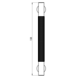 Fingertip Designs Handgreep "Knurled" 128mm | Satijn nikkel Fingertip Designs Handgreep "Knurled" 128mm | Satijn nikkel