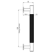Fingertip Designs Handgreep "Knurled" 128mm | Gepolijst Chrome Fingertip Designs Handgreep "Knurled" 128mm | Gepolijst Chrome
