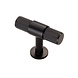 Fingertip Designs T-knop "Knurled" 50mm | Matzwart Fingertip Designs T-knop "Knurled" 50mm | Matzwart
