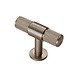 Fingertip Designs T-knop "Knurled" 50mm | Satijn nikkel Fingertip Designs T-knop "Knurled" 50mm | Satijn nikkel