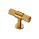 fingertips design T-knop "Knurled" 50mm | Satijn messing fingertips design T-knop "Knurled" 50mm | Satijn messing