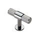 Fingertip Designs T-knop "Knurled" 50mm | Gepolijst chroom Fingertip Designs T-knop "Knurled" 50mm | Gepolijst chroom