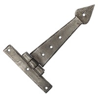 Smeedijzeren scharnier punt 153mm - pewter finish