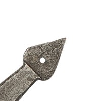 Smeedijzeren scharnier punt 153mm - pewter finish