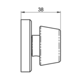 Serozzetta Badkamersluiting | rond | gepolijst Chrome Serozzetta Badkamersluiting | rond | gepolijst Chrome