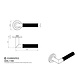 Eurospec "Steelworx Crown" deurkrukset | RVS | gekartelde greep | matzwart Eurospec "Steelworx Crown" deurkrukset | RVS | gekartelde greep | matzwart