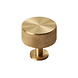 Fingertip Designs Kastknop radio "Knurled" | massief messing | satijn messing Fingertip Designs Kastknop radio "Knurled" | massief messing | satijn messing