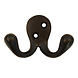 Good in Style Kapstokhaak 'Antiek' | dubbele haak | zwart Good in Style Kapstokhaak 'Antiek' | dubbele haak | zwart
