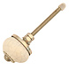 Good in Style Porseleinen knop 30mm | wit gekrakeleerd | zilver beslag Good in Style Porseleinen knop 30mm | wit gekrakeleerd | zilver beslag