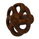 Good in Style Kastknop rond 37mm gietijzer roest/blank gelakt Good in Style Kastknop rond 37mm gietijzer roest/blank gelakt