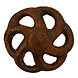 Good in Style Kastknop rond 37mm gietijzer roest/blank gelakt Good in Style Kastknop rond 37mm gietijzer roest/blank gelakt