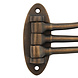 Good in Style Kapstokhaak antiek messing met 3 draaibare haken Good in Style Kapstokhaak antiek messing met 3 draaibare haken