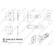 Eurospec Eenvoudig Loopslot | 76 mm inbouwdiepte | matzwart Eurospec Eenvoudig Loopslot | 76 mm inbouwdiepte | matzwart