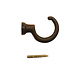 Good in Style Gietijzeren gordijnroede haak 44x30mm roest Good in Style Gietijzeren gordijnroede haak 44x30mm roest