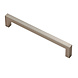 Fingertip Designs Handgreep Block | 160mm | satijn nikkel | metaal Fingertip Designs Handgreep Block | 160mm | satijn nikkel | metaal
