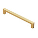 Fingertip Designs Handgreep Block | 160mm | satijn messing | metaal Fingertip Designs Handgreep Block | 160mm | satijn messing | metaal