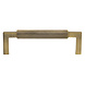 Messtique Meubelgreep Knurled 103mm | antiek messing Messtique Meubelgreep Knurled 103mm | antiek messing
