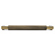 Messtique Meubelgreep Knurled 135mm | antiek messing Messtique Meubelgreep Knurled 135mm | antiek messing