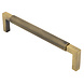 Messtique Meubelgreep Knurled 135mm | antiek messing Messtique Meubelgreep Knurled 135mm | antiek messing
