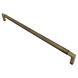 Messtique Meubelgreep Knurled 306mm | antiek messing Messtique Meubelgreep Knurled 306mm | antiek messing