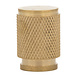 Messtique Kastknop Knurled Mini | 18mm | gepolijst messing | ongelakt Messtique Kastknop Knurled Mini | 18mm | gepolijst messing | ongelakt