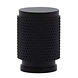 Messtique Kastknop Knurled Mini | 18mm | Matzwart Messtique Kastknop Knurled Mini | 18mm | Matzwart