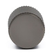 Messtique Kastknop Knurled Mini | 18mm | antraciet Messtique Kastknop Knurled Mini | 18mm | antraciet
