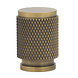 Messtique Kastknop Knurled Mini | 18mm | antiek Messtique Kastknop Knurled Mini | 18mm | antiek