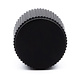 Messtique Kastknop Lines Mini | 18mm | matzwart Messtique Kastknop Lines Mini | 18mm | matzwart