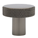 Messtique Kastknop knurled Radio | 32mm | antraciet Messtique Kastknop knurled Radio | 32mm | antraciet