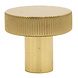 Messtique Kastknop Lines Radio | 32mm | gepolijst messing Messtique Kastknop Lines Radio | 32mm | gepolijst messing