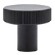 Messtique Kastknop Lines Radio | 32mm | matzwart Messtique Kastknop Lines Radio | 32mm | matzwart
