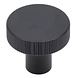 Messtique Kastknop Lines Radio | 32mm | matzwart Messtique Kastknop Lines Radio | 32mm | matzwart